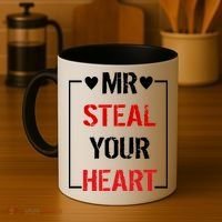 Mr. Steal Your Heart Valentines Day Coffee Mug thumb 4