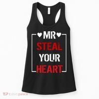 Mr. Steal Your Heart Valentines Day Women's Tank Top thumb 0