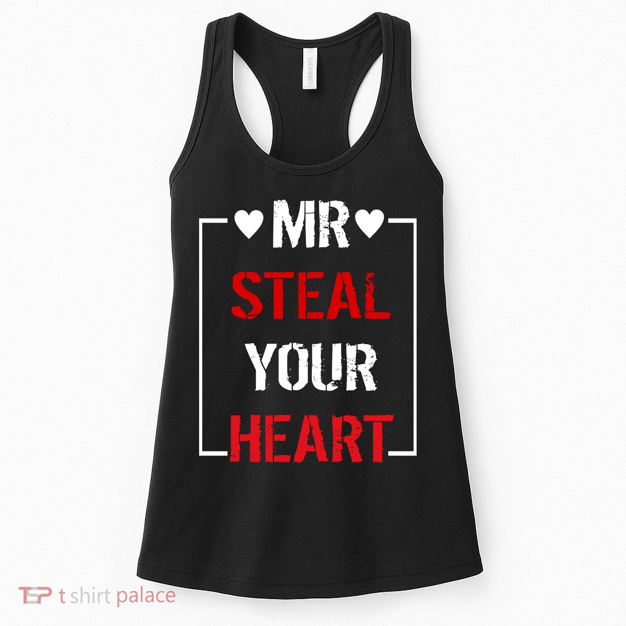 Mr. Steal Your Heart Valentines Day Women's Tank Top