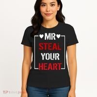 Mr. Steal Your Heart Valentines Day Women's T-Shirt thumb 4