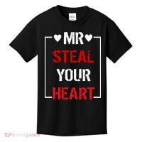 Mr. Steal Your Heart Valentines Day Kids T-Shirt thumb 0