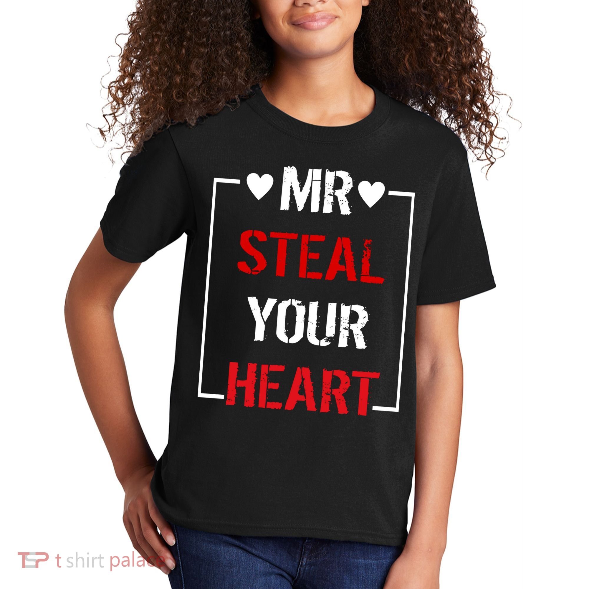 Mr. Steal Your Heart Valentines Day Kids T-Shirt