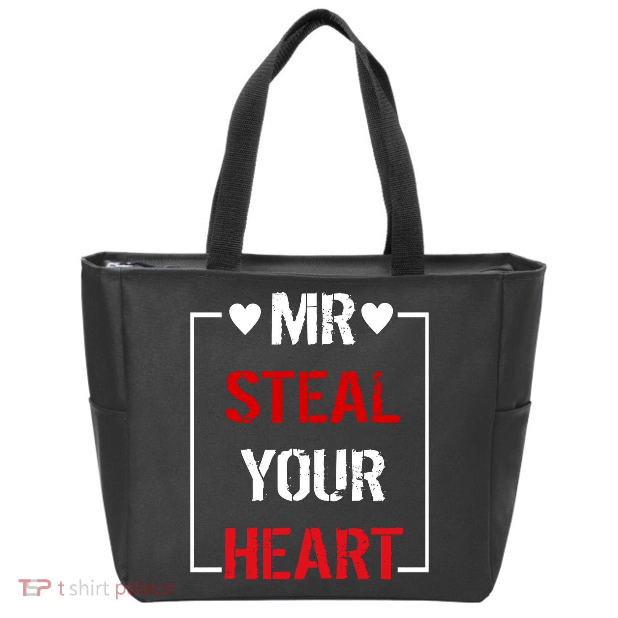 Mr. Steal Your Heart Valentines Day Tote Bag