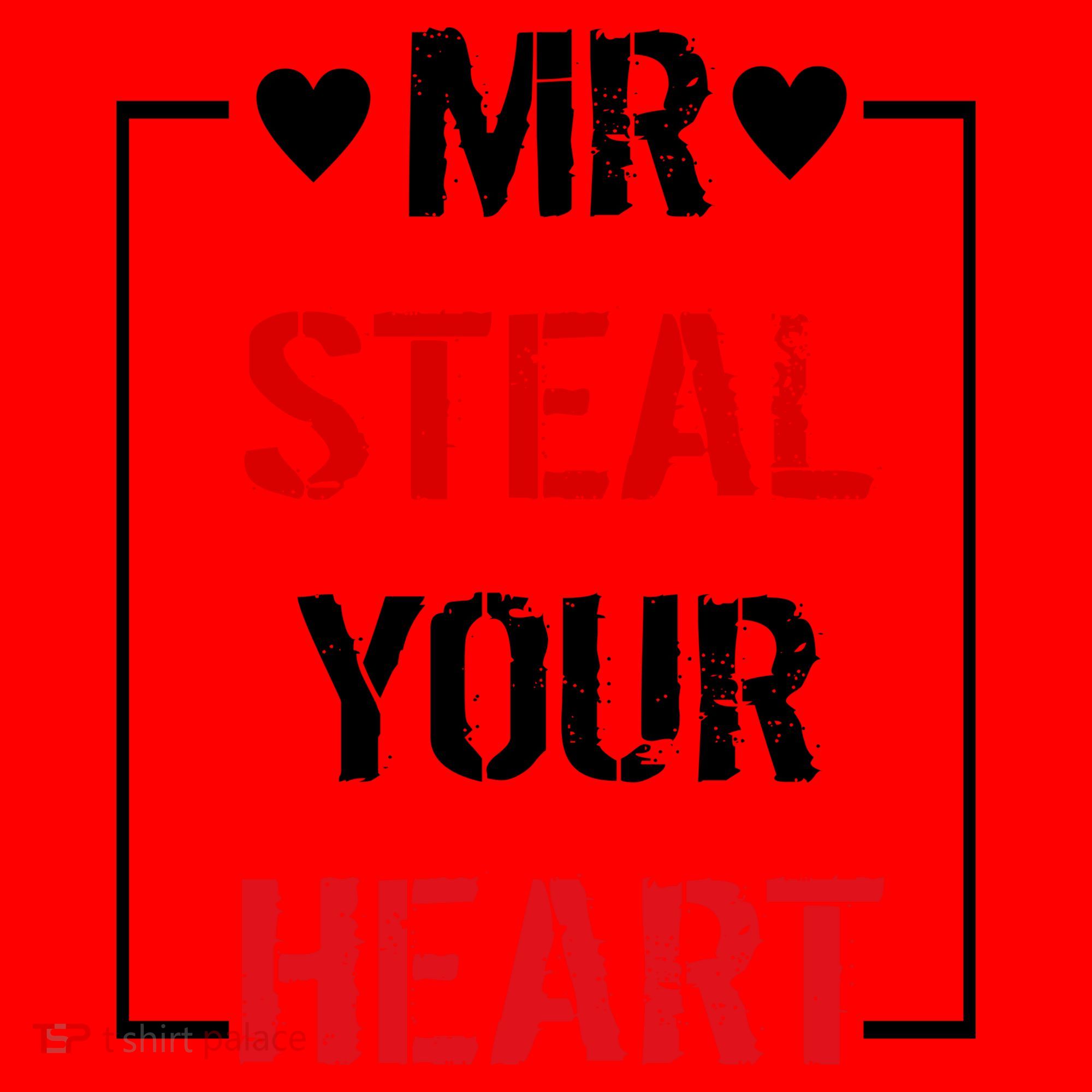 Mr. Steal Your Heart Valentines Day Santa Hat