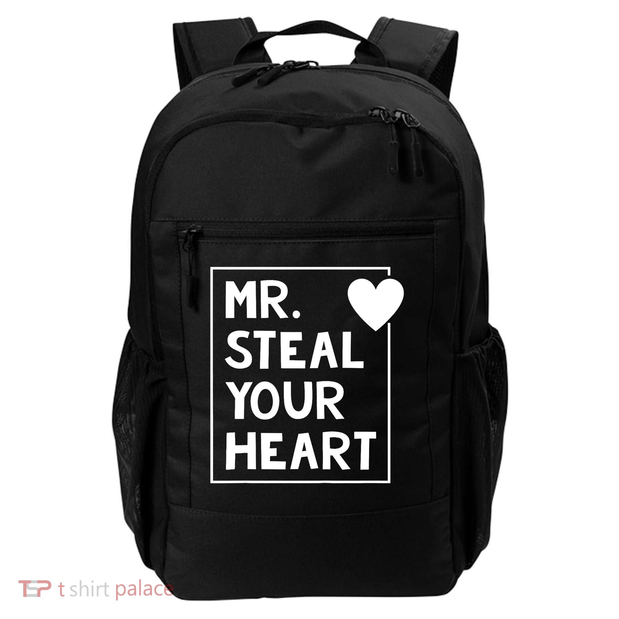 Mr Steal Your Heart Valentines Day Boy Backpack