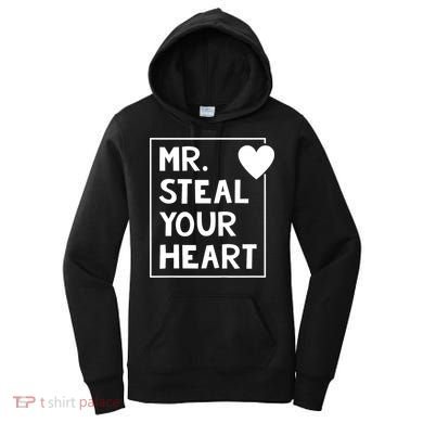 Mr Steal Your Heart Valentines Day Boy Women's Hoodie