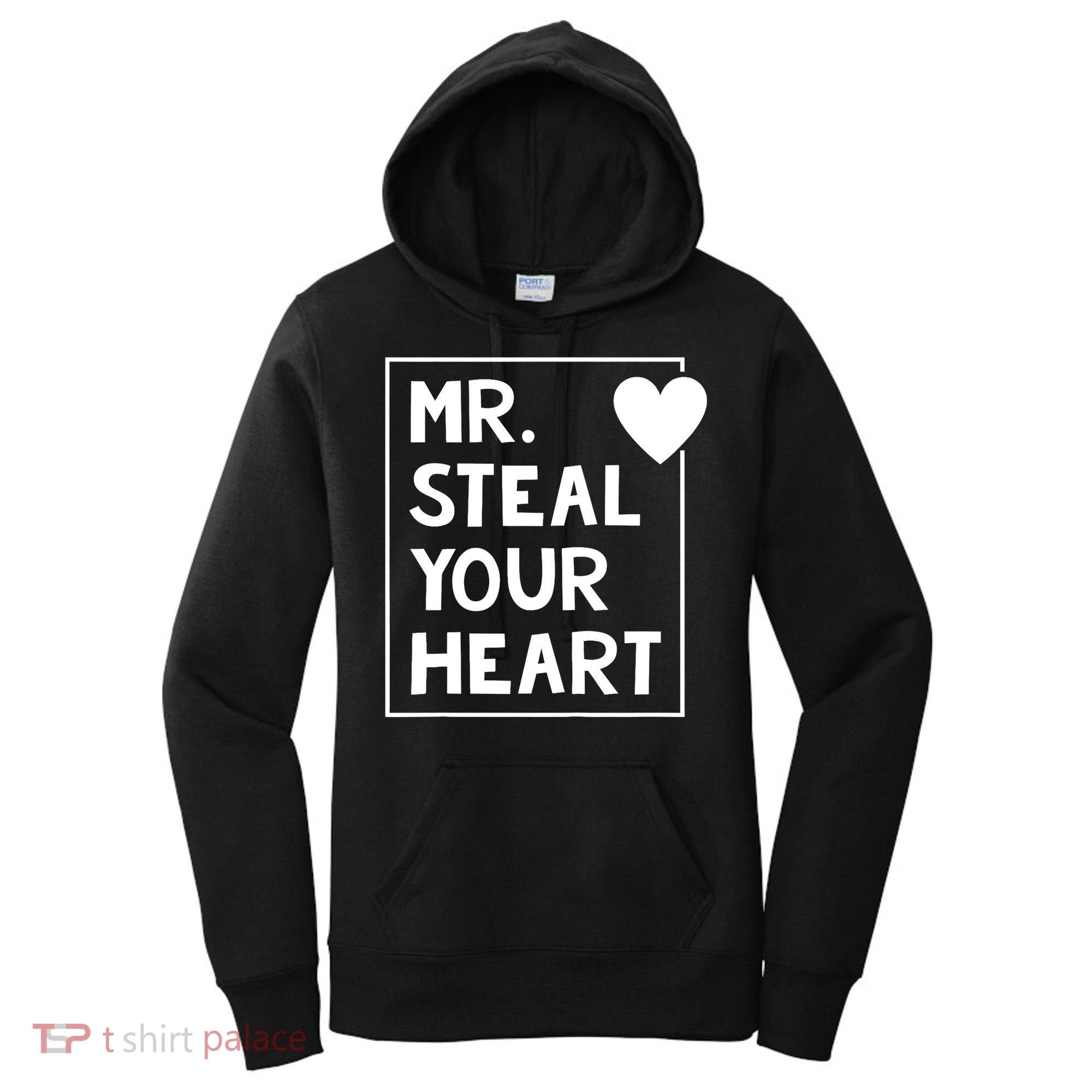 Mr Steal Your Heart Valentines Day Boy Women's Hoodie