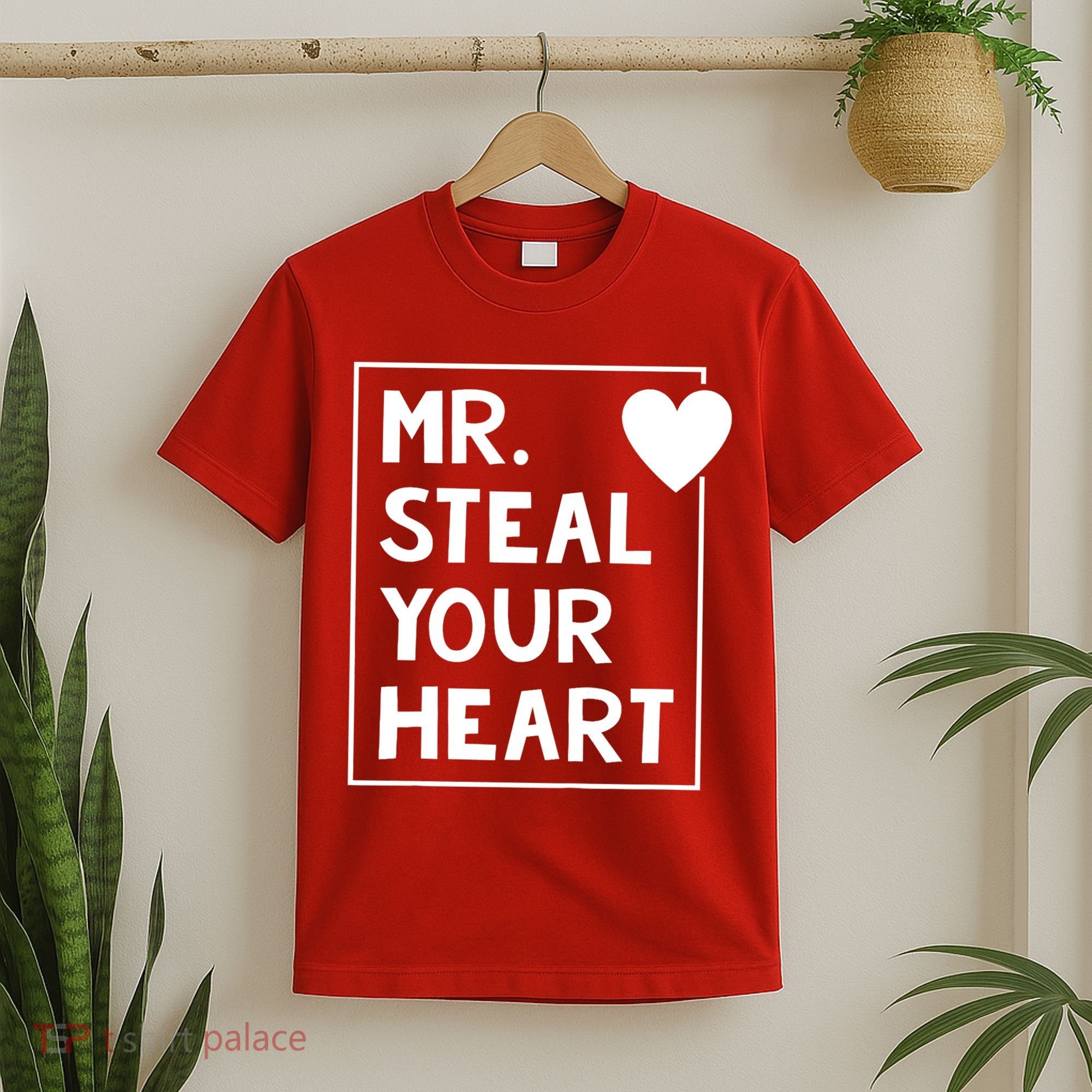 Mr Steal Your Heart Valentines Day Boy T-Shirt