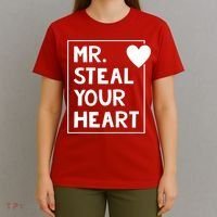 Mr Steal Your Heart Valentines Day Boy T-Shirt thumb 4