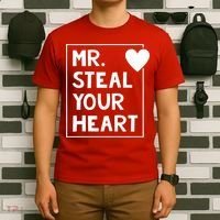 Mr Steal Your Heart Valentines Day Boy T-Shirt thumb 6