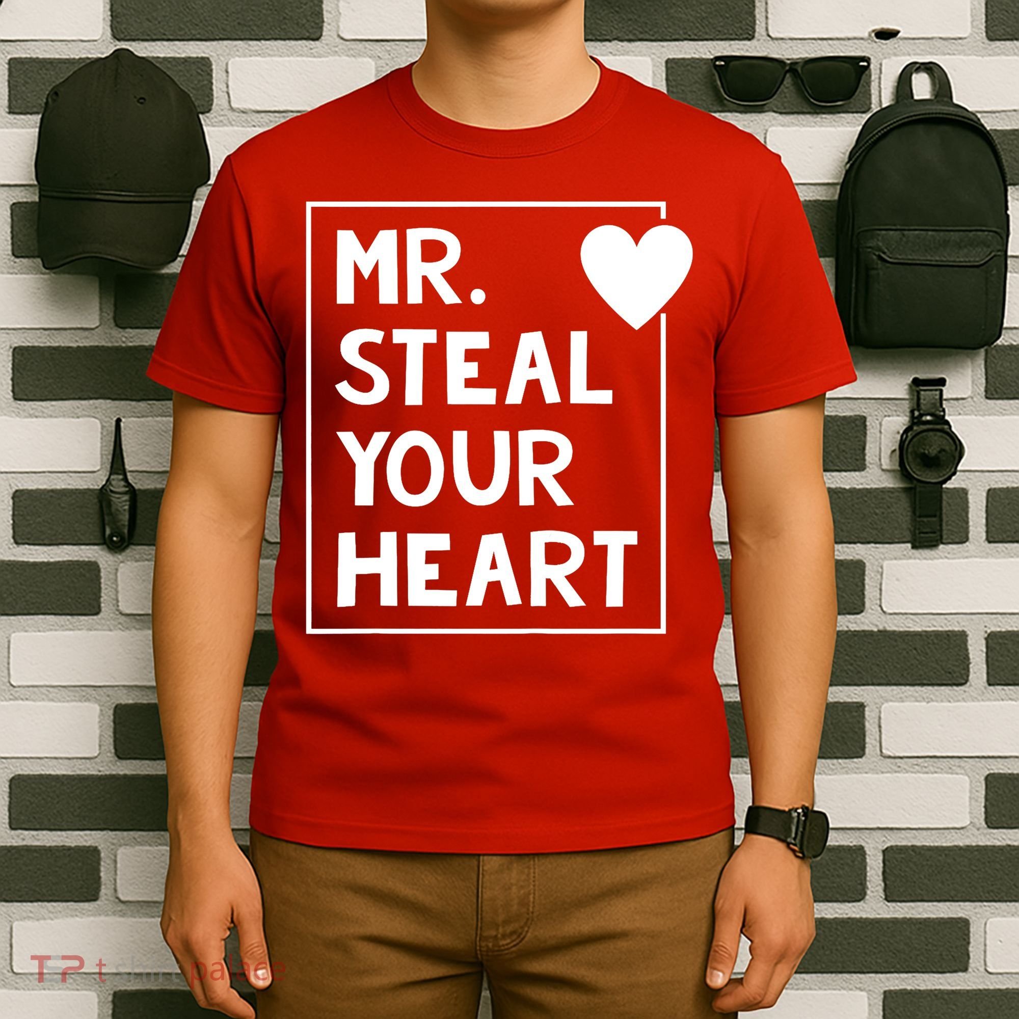 Mr Steal Your Heart Valentines Day Boy T-Shirt