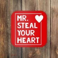 Mr Steal Your Heart Valentines Day Boy Coaster thumb 0
