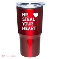 Mr Steal Your Heart Valentines Day Boy Tumbler thumb 0
