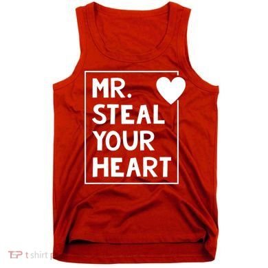 Mr Steal Your Heart Valentines Day Boy Tank Top