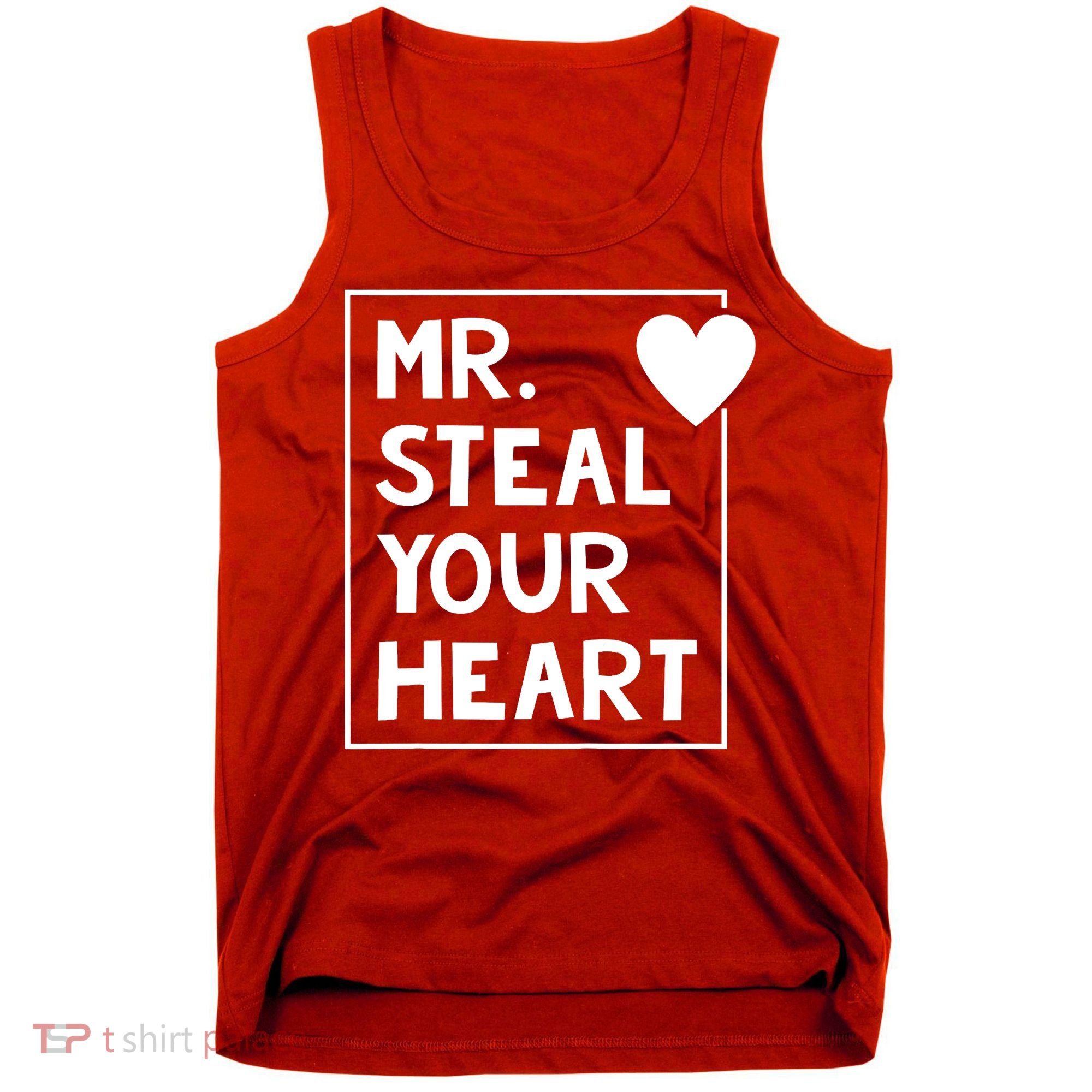 Mr Steal Your Heart Valentines Day Boy Tank Top