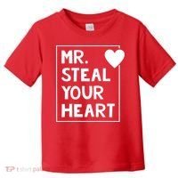 Mr Steal Your Heart Valentines Day Boy Toddler T-Shirt thumb 0