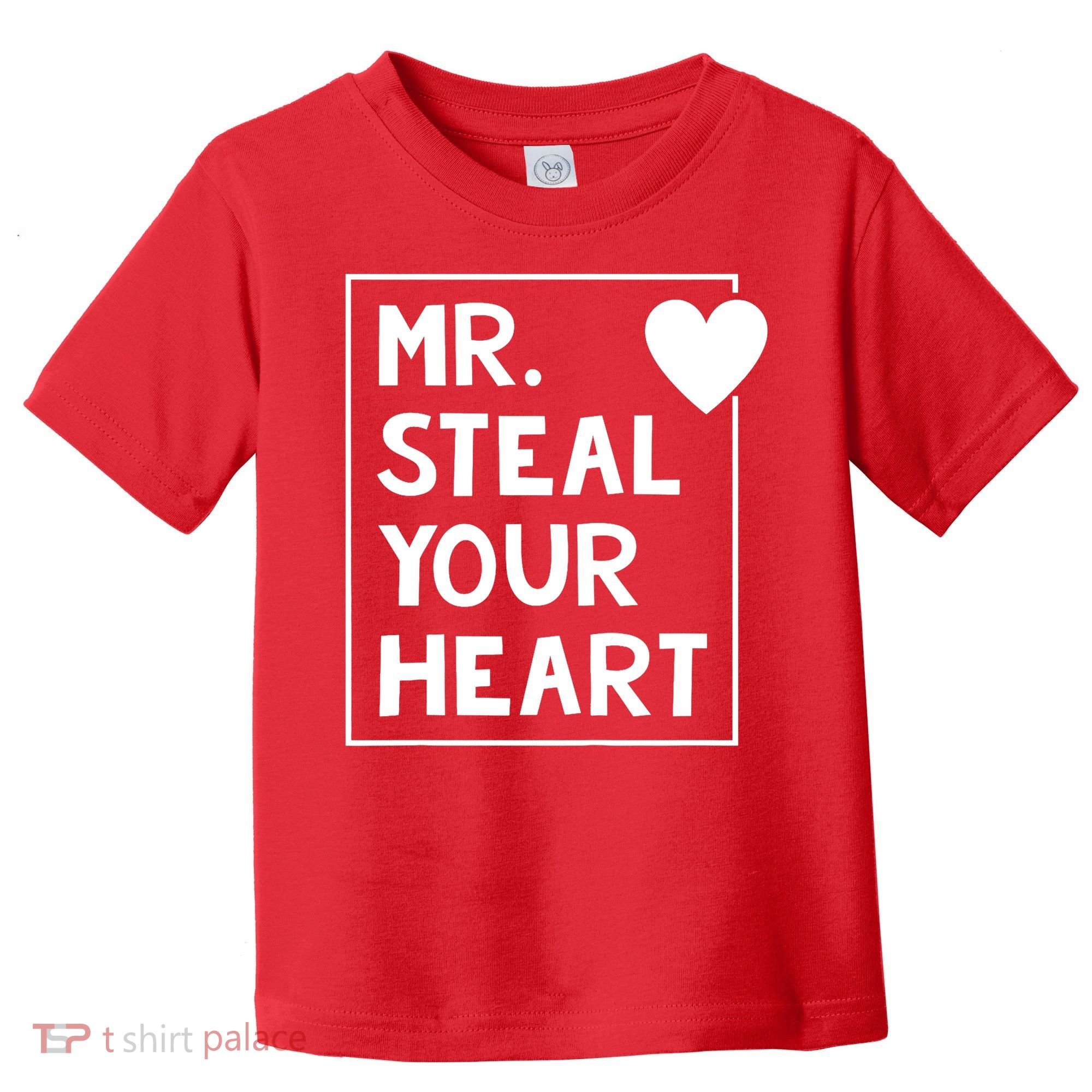 Mr Steal Your Heart Valentines Day Boy Toddler T-Shirt