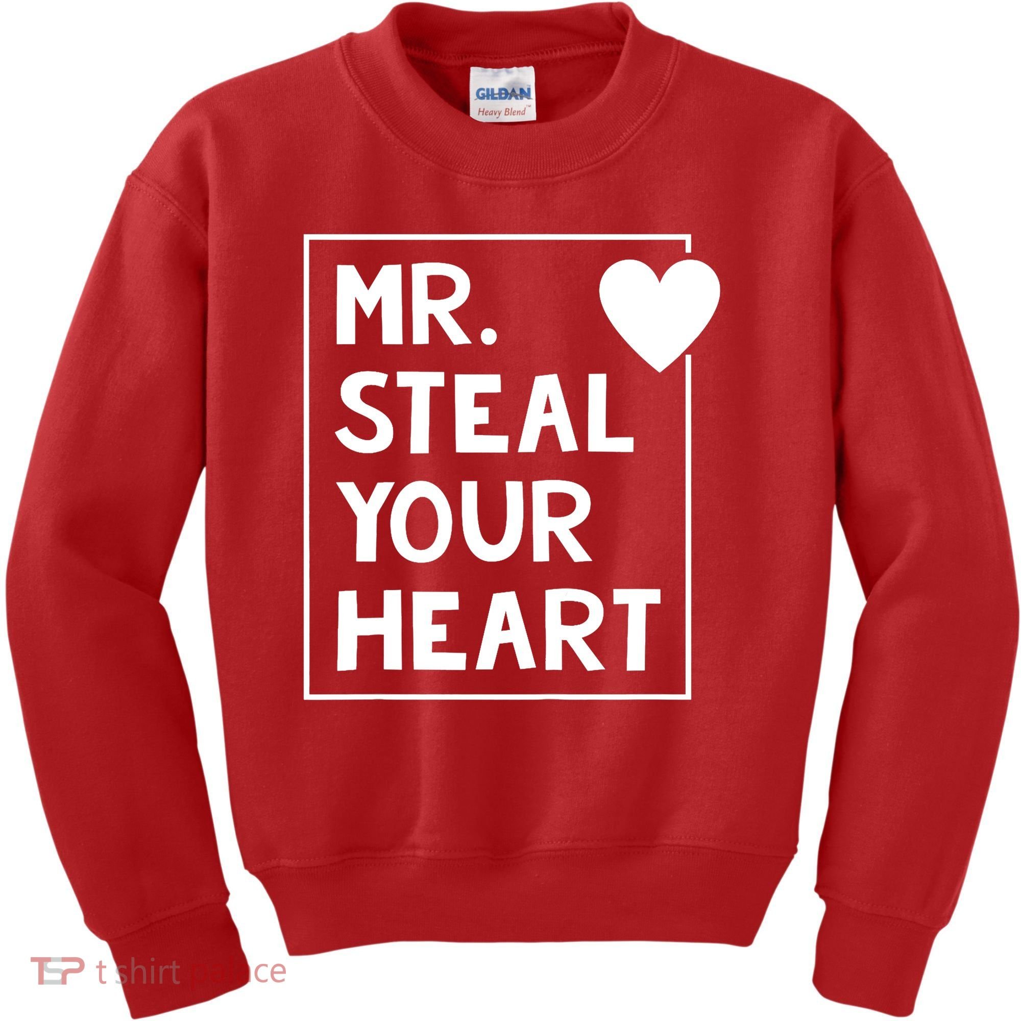 Mr Steal Your Heart Valentines Day Boy Kids Sweatshirt