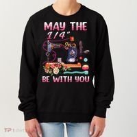 May The 14 Be With You Sewing Machine Quilting Women's Sweatshirt thumb 0