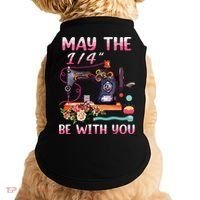 May The 14 Be With You Sewing Machine Quilting Doggie Tank thumb 0