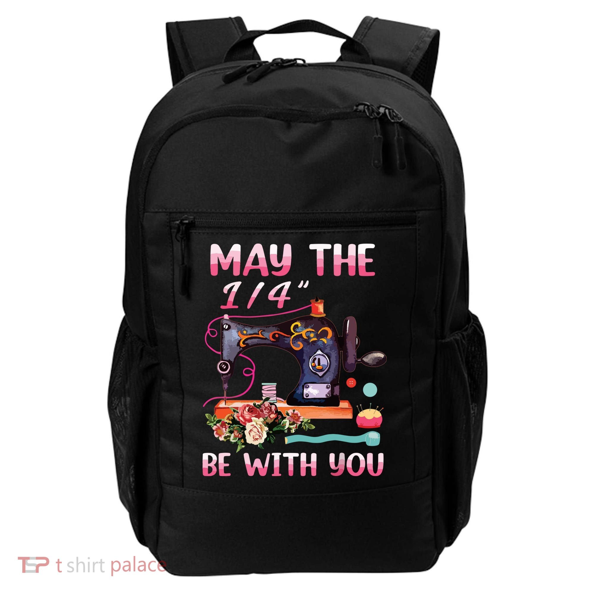 May The 14 Be With You Sewing Machine Quilting Backpack