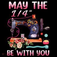 May The 14 Be With You Sewing Machine Quilting Women's Hoodie thumb 2