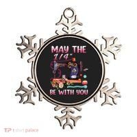 May The 14 Be With You Sewing Machine Quilting Ornament thumb 0