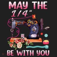 May The 14 Be With You Sewing Machine Quilting Golf Towel thumb 3