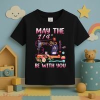 May The 14 Be With You Sewing Machine Quilting Toddler T-Shirt thumb 3
