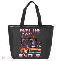 May The 14 Be With You Sewing Machine Quilting Tote Bag thumb 0