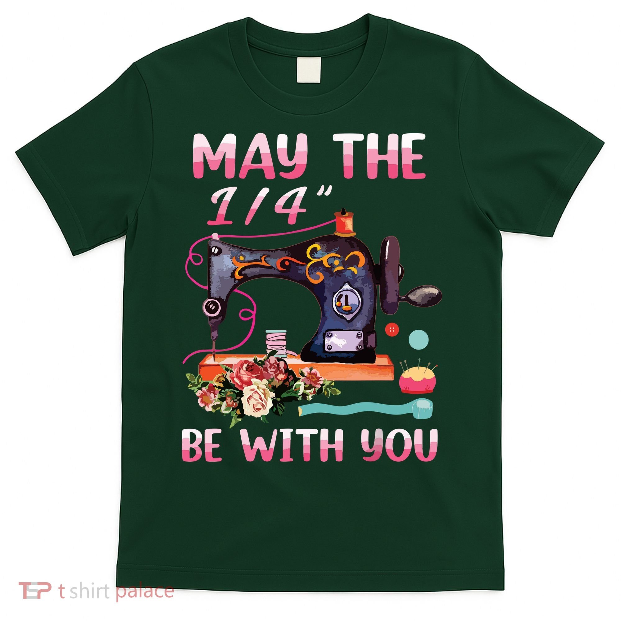 May The 14 Be With You Sewing Machine Quilting T-Shirt