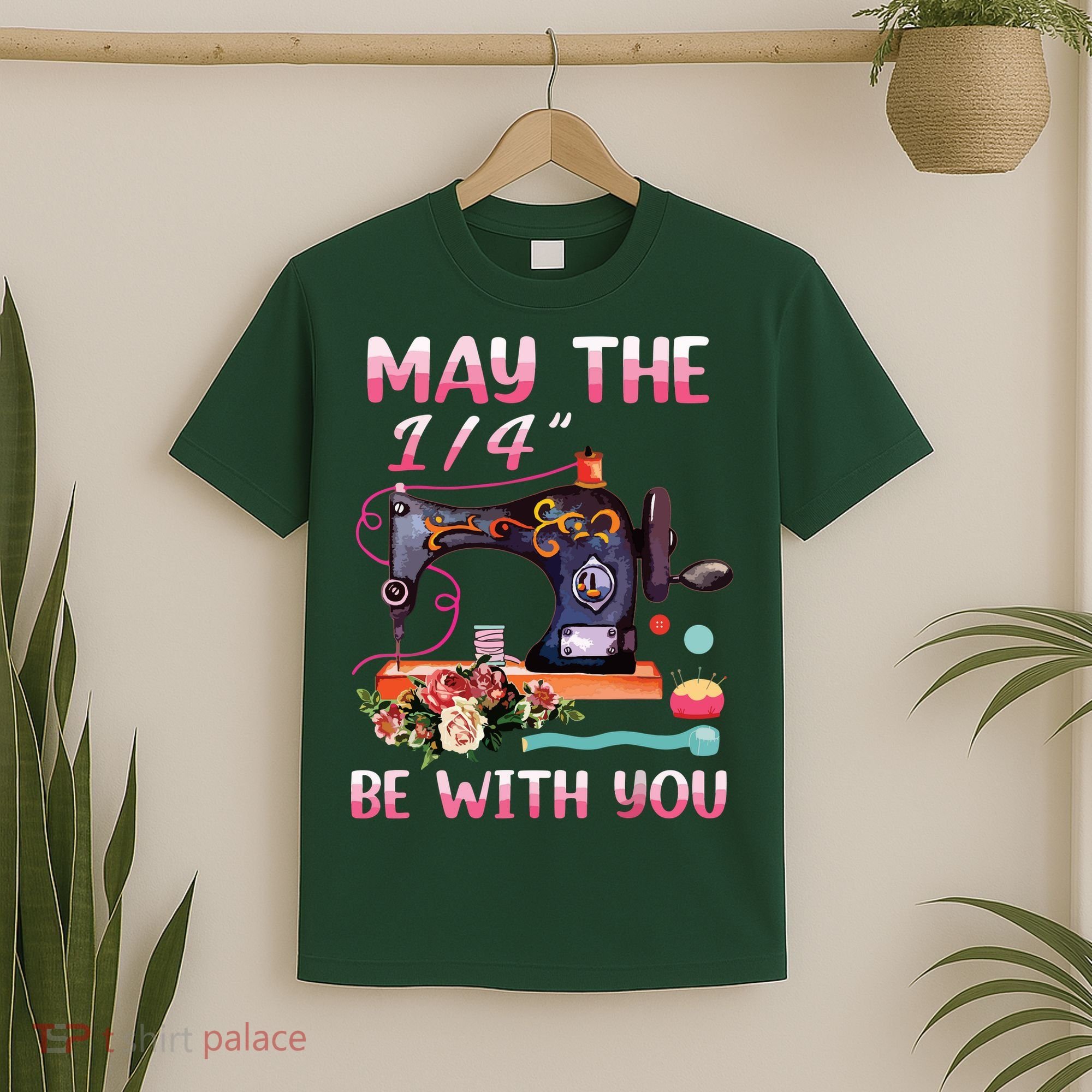 May The 14 Be With You Sewing Machine Quilting T-Shirt