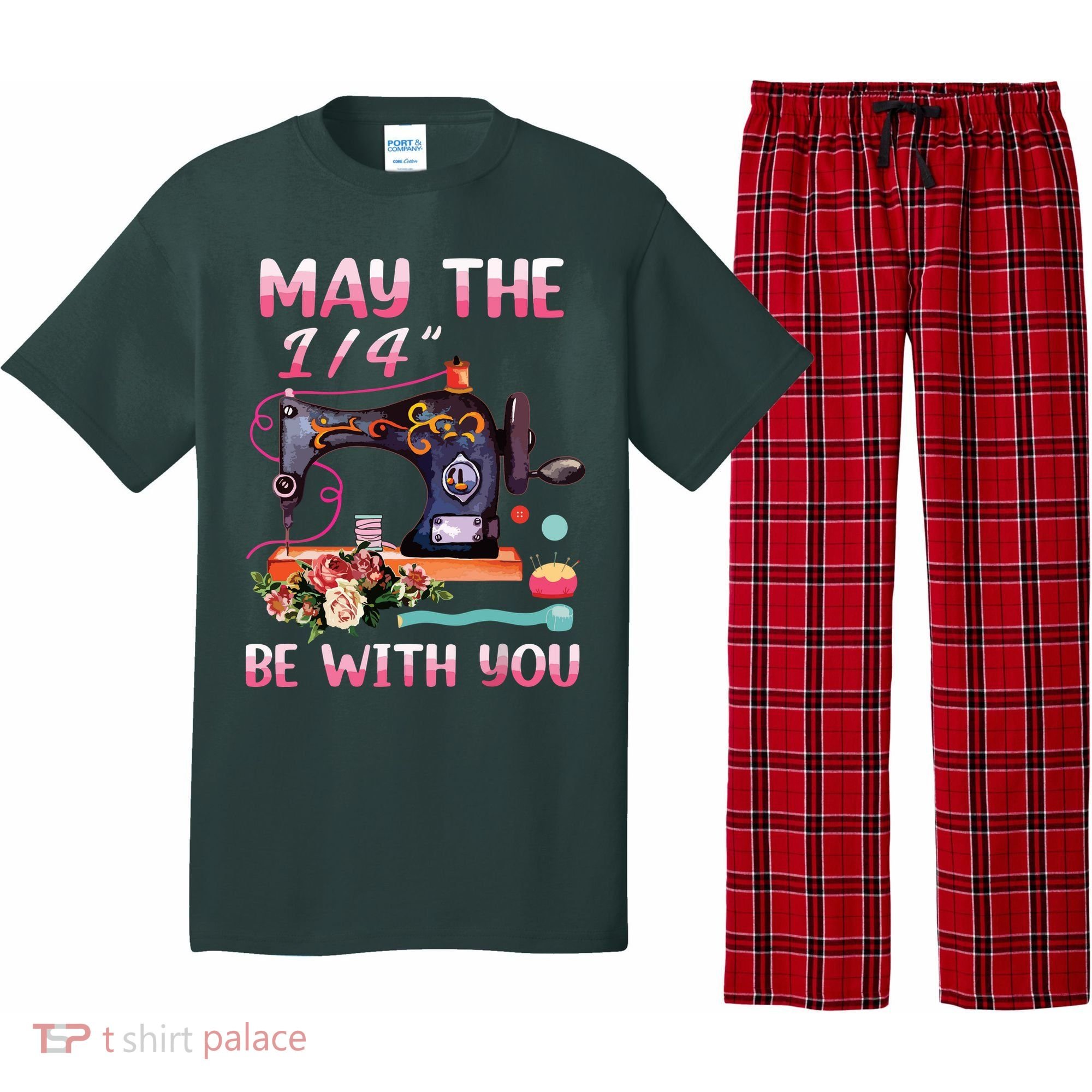 May The 14 Be With You Sewing Machine Quilting Pajama Set