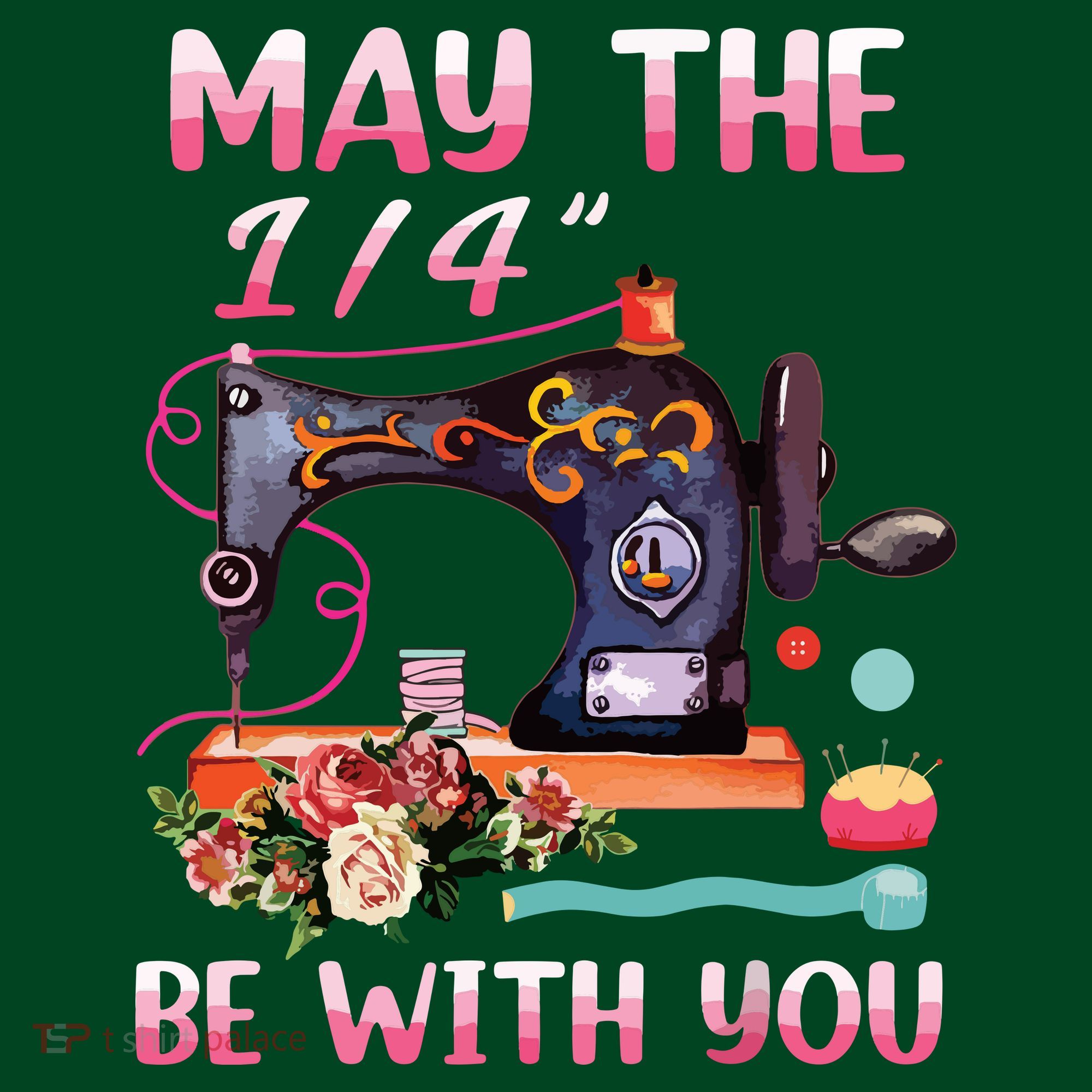 May The 14 Be With You Sewing Machine Quilting Mousepad