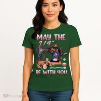 May The 14 Be With You Sewing Machine Quilting Women's T-Shirt thumb 4