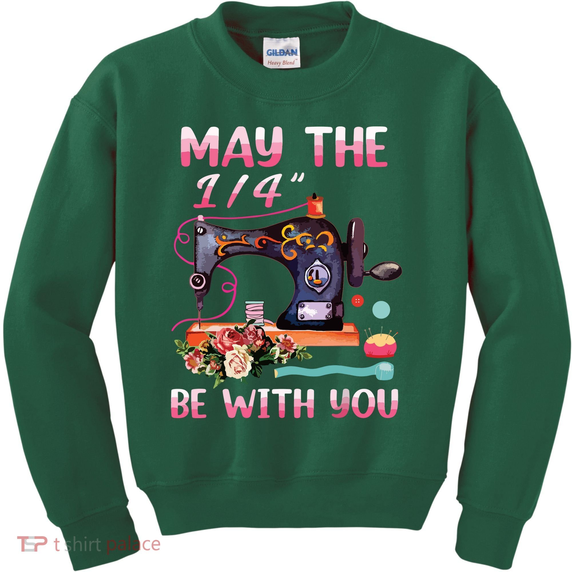 May The 14 Be With You Sewing Machine Quilting Kids Sweatshirt