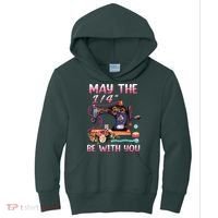 May The 14 Be With You Sewing Machine Quilting Kids Hoodie thumb 0