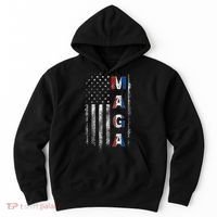 Maga Trump 2024 Us Flag American Hoodie thumb 0