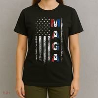 Maga Trump 2024 Us Flag American T-Shirt thumb 4
