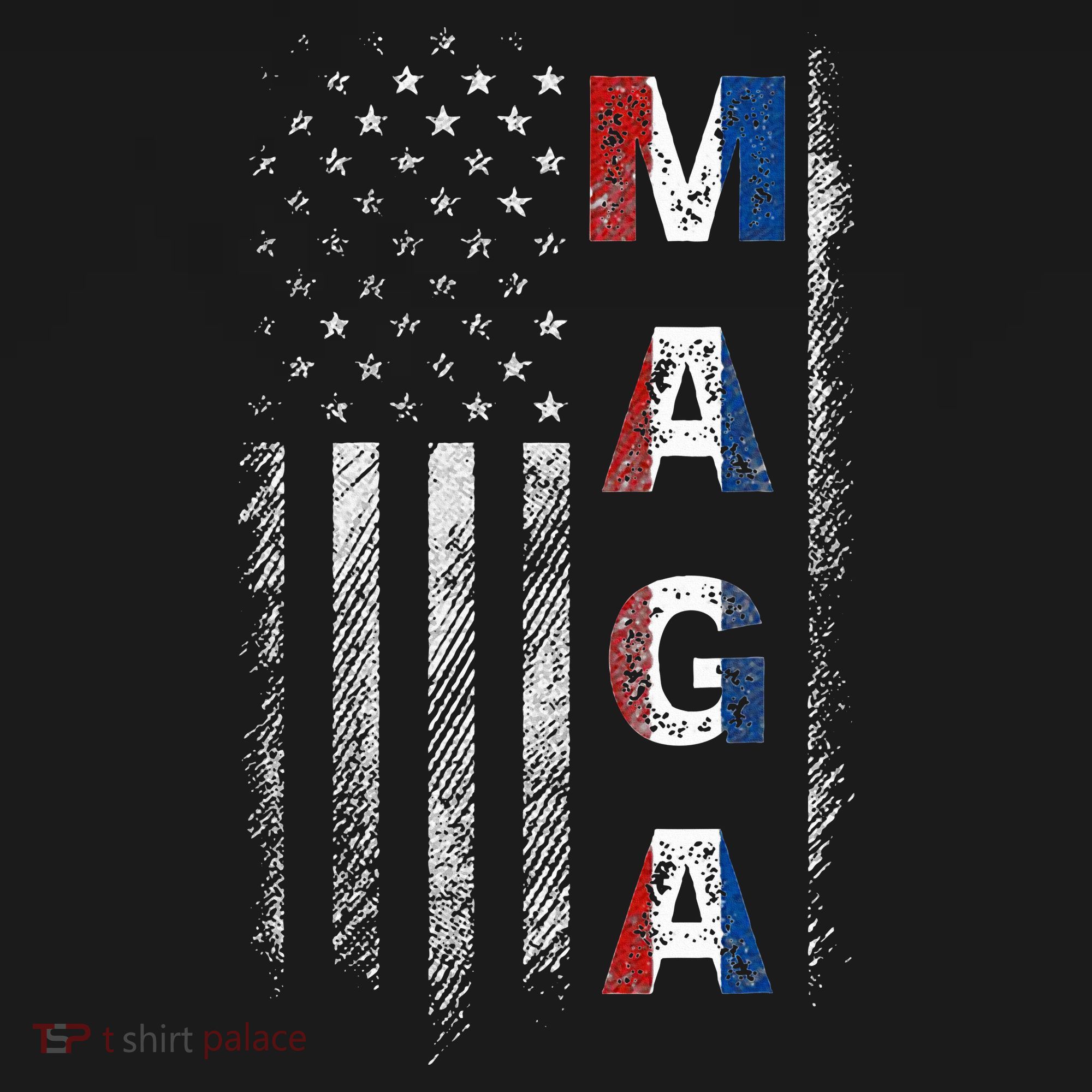 Maga Trump 2024 Us Flag American Women's Hoodie
