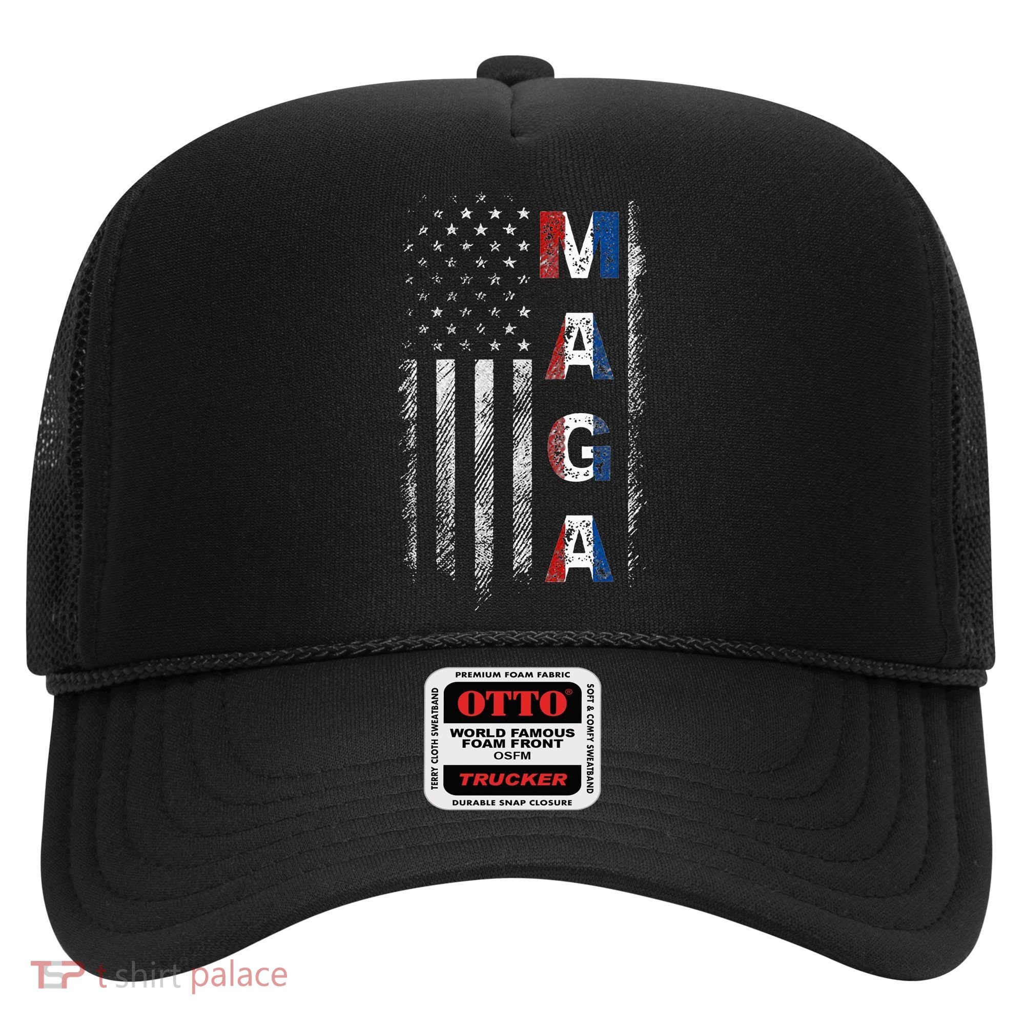 Maga Trump 2024 Us Flag American Hat