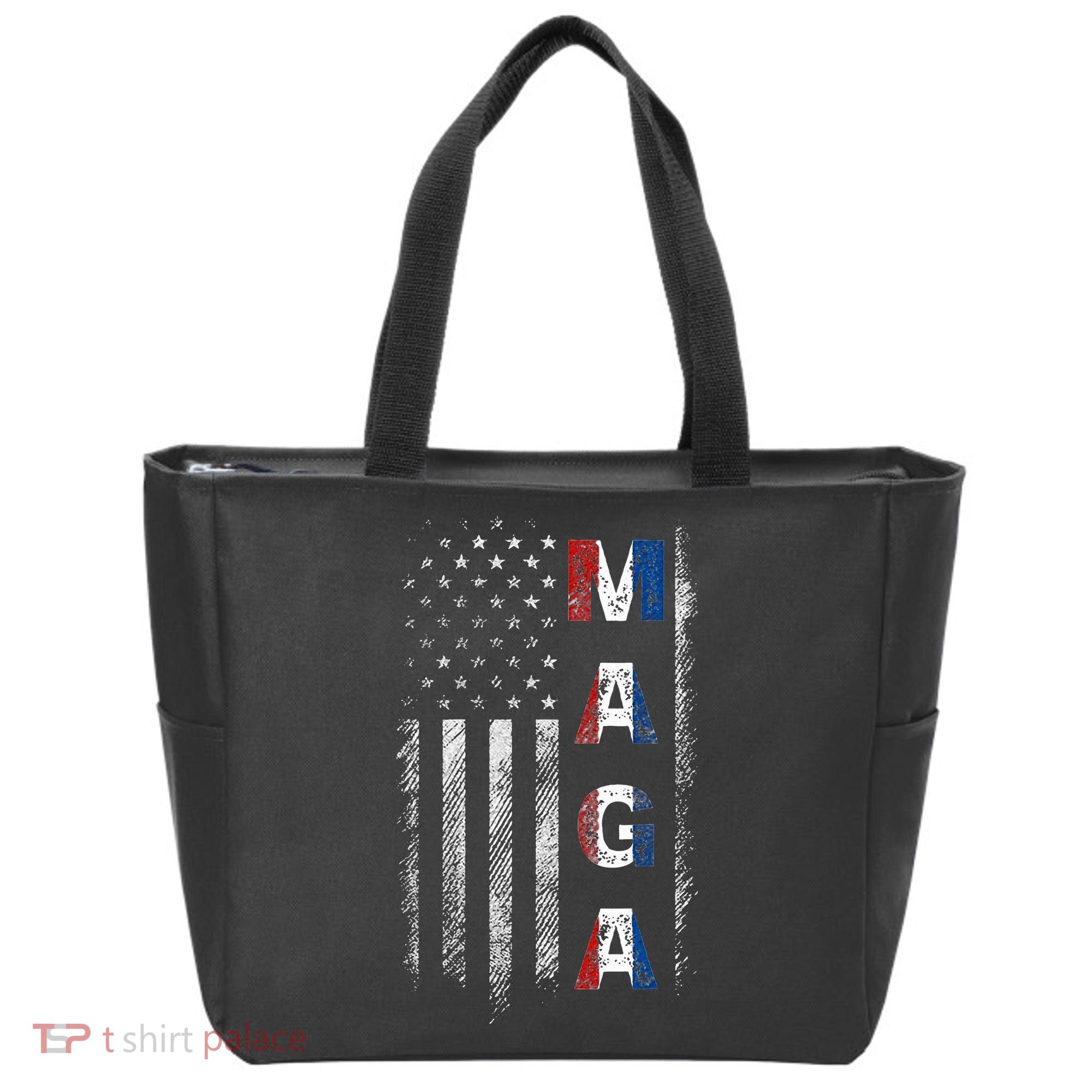 Maga Trump 2024 Us Flag American Tote Bag