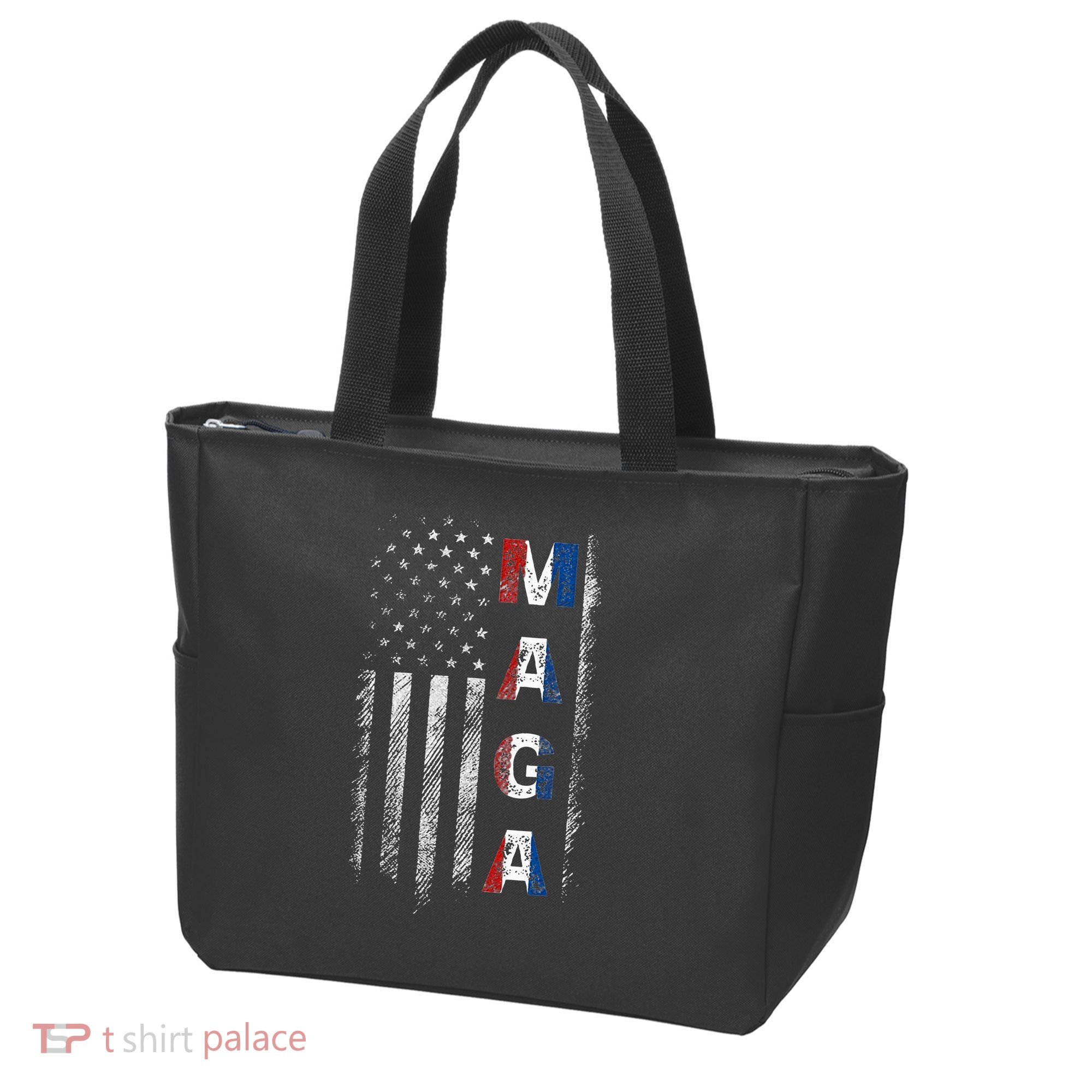 Maga Trump 2024 Us Flag American Tote Bag