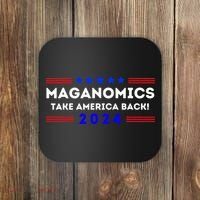 Maganomics Trump 2024 Take America Back Trump Election 2024 Coaster thumb 0