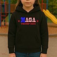 MAGA Trump 2024 Kids Hoodie thumb 3