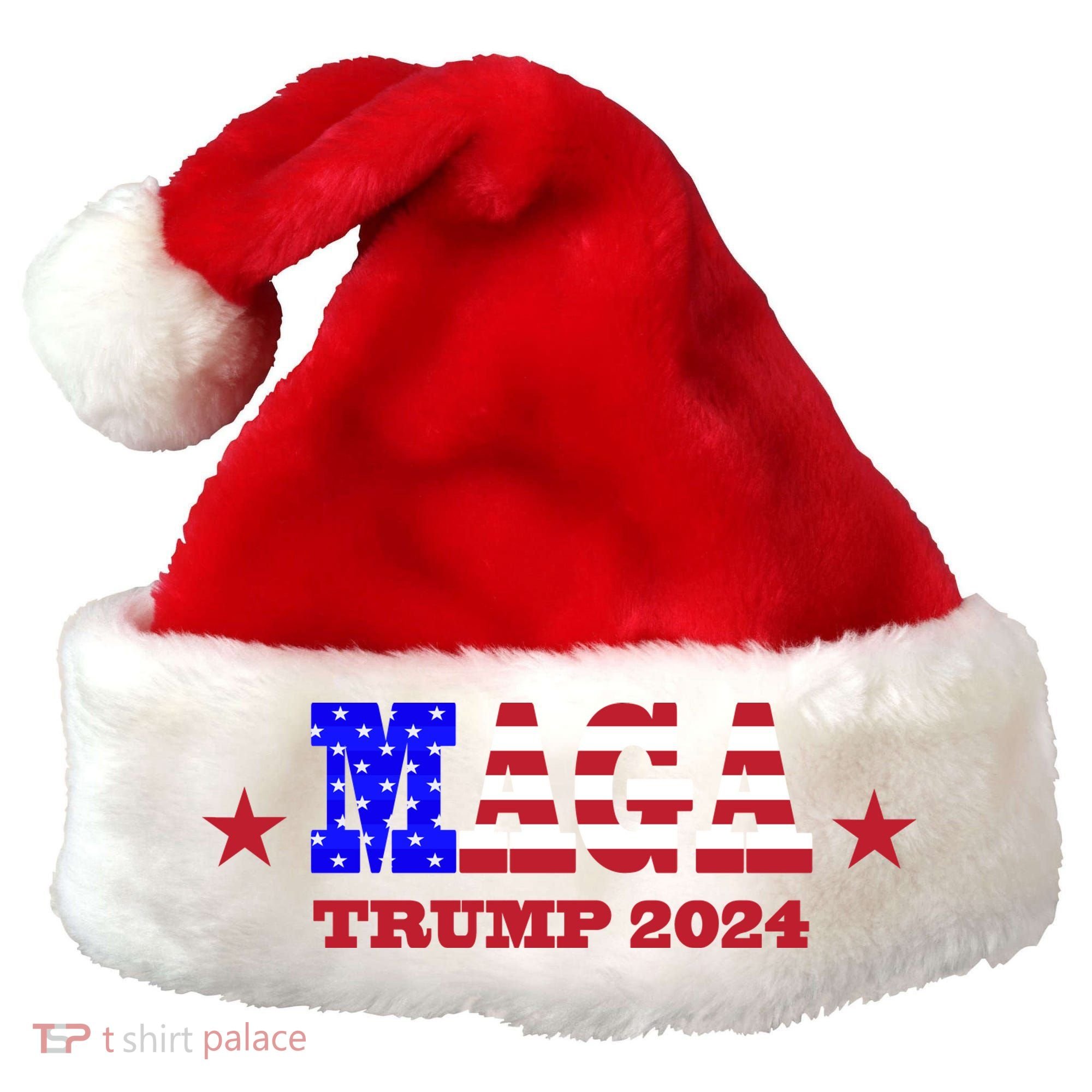 MAGA Trump 2024 Santa Hat