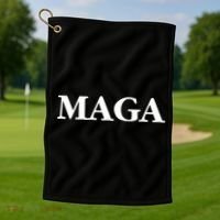 MAGA Trump 2024 Make America Great Again Golf Towel thumb 1