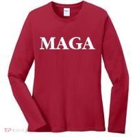 MAGA Trump 2024 Make America Great Again Women's Long Sleeve Shirt thumb 0