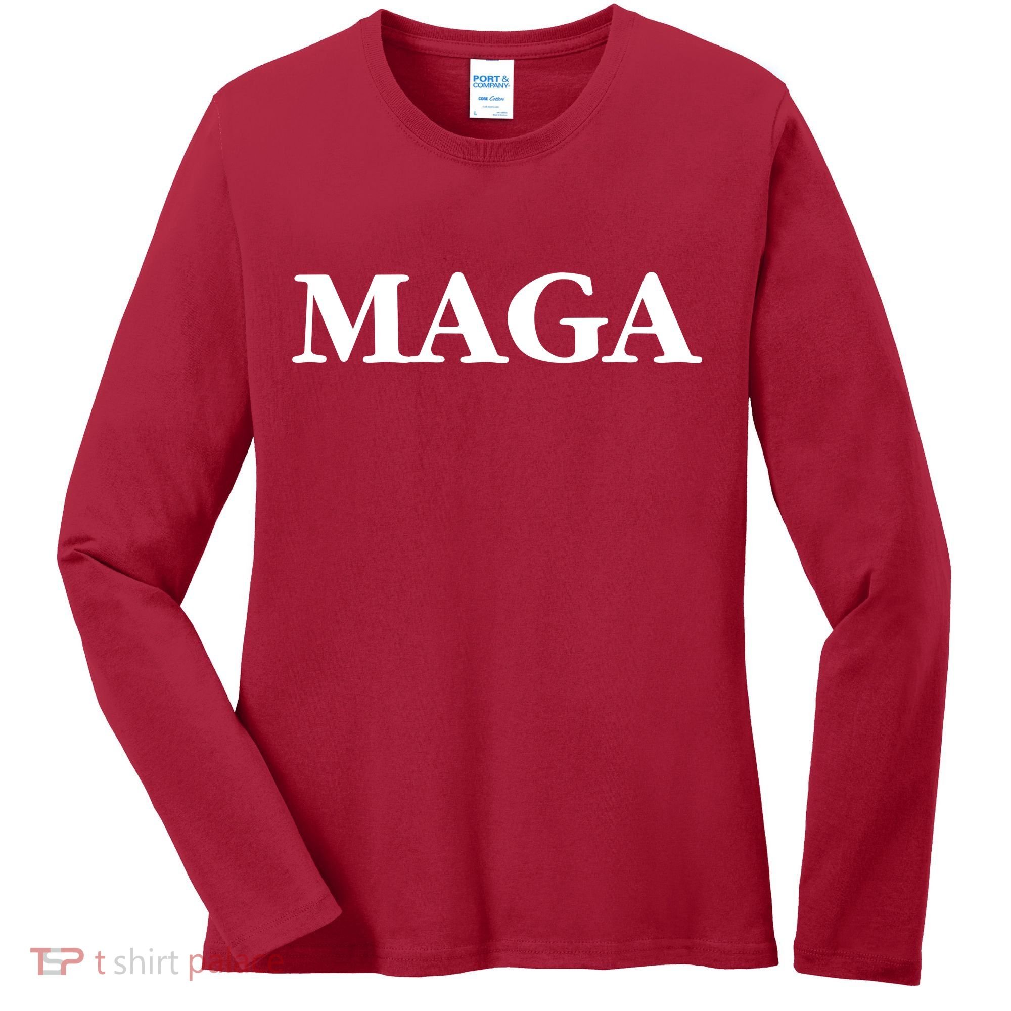 MAGA Trump 2024 Make America Great Again Women's Long Sleeve Shirt
