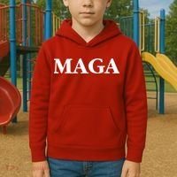 MAGA Trump 2024 Make America Great Again Kids Hoodie thumb 2